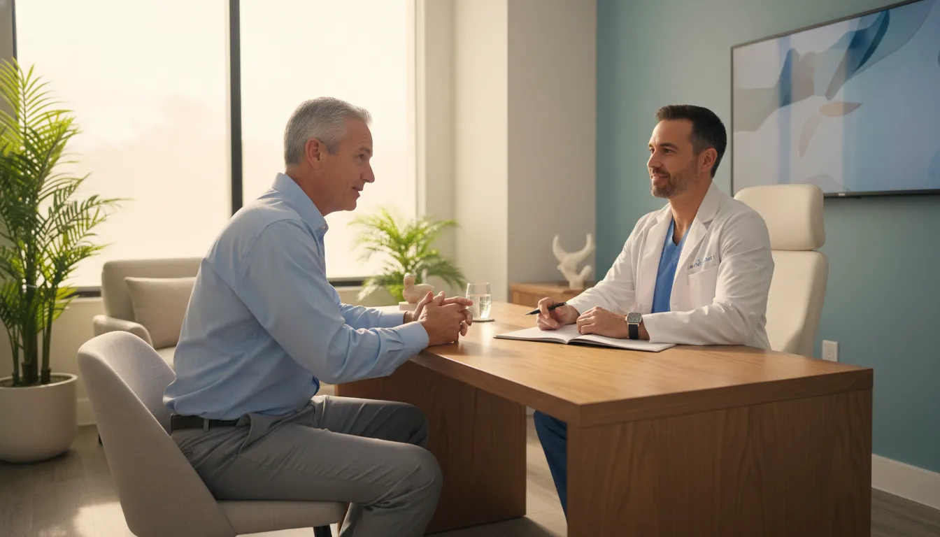 Private ED treatment Hallandale Beach consultation room