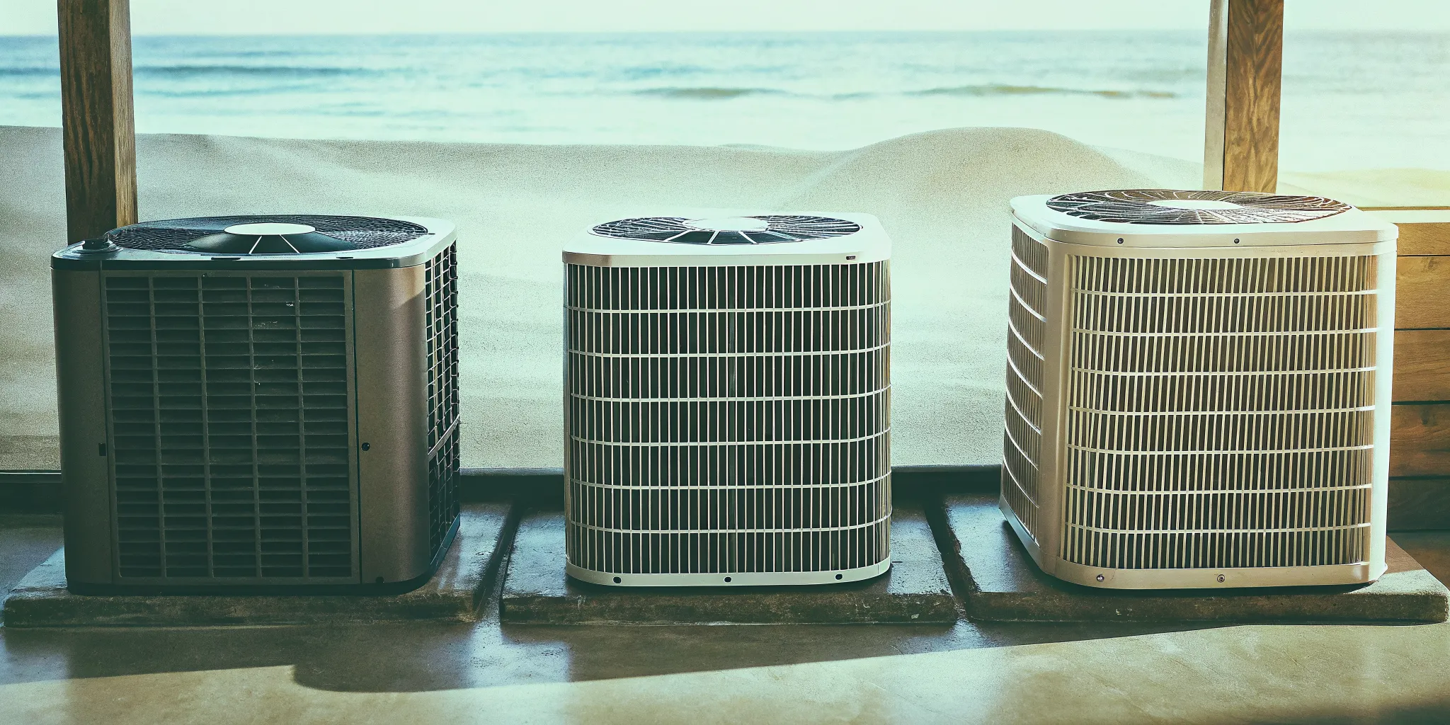 Three HVAC units from Bryant Carrier and Trane compared for Delmarva coastal homes