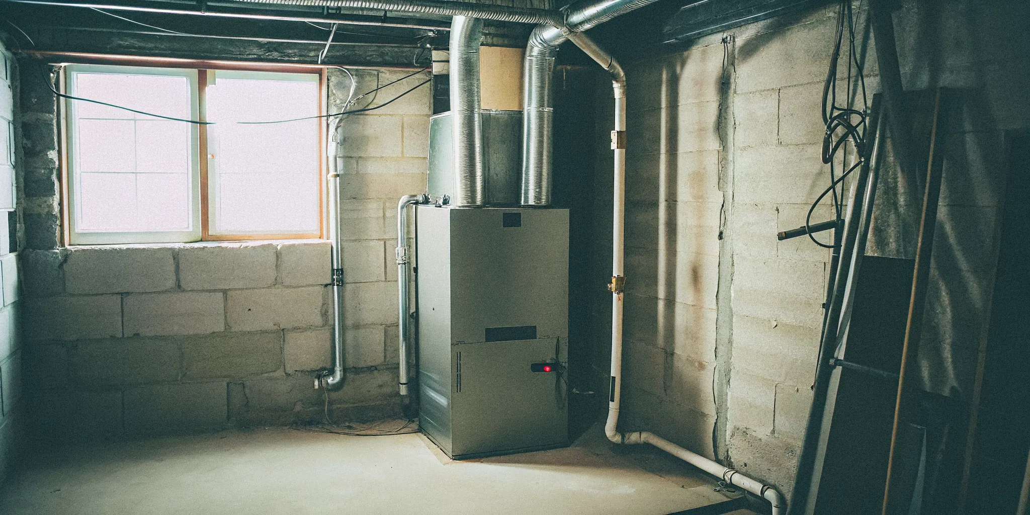 A brand-new high-efficiency Bryant gas furnace professionally installed by Bay-Care Heating & Air