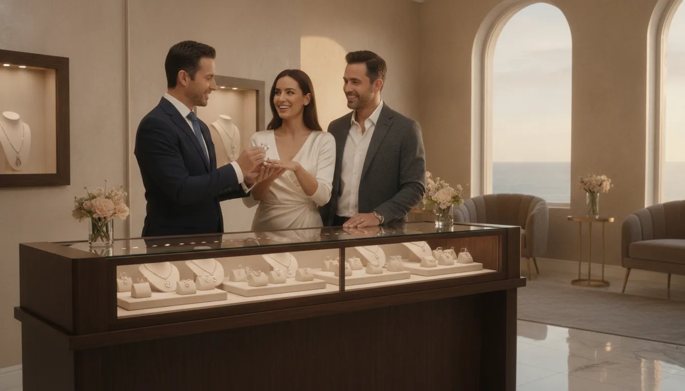 Personal consultation at a jewelry store in Oceanside NY