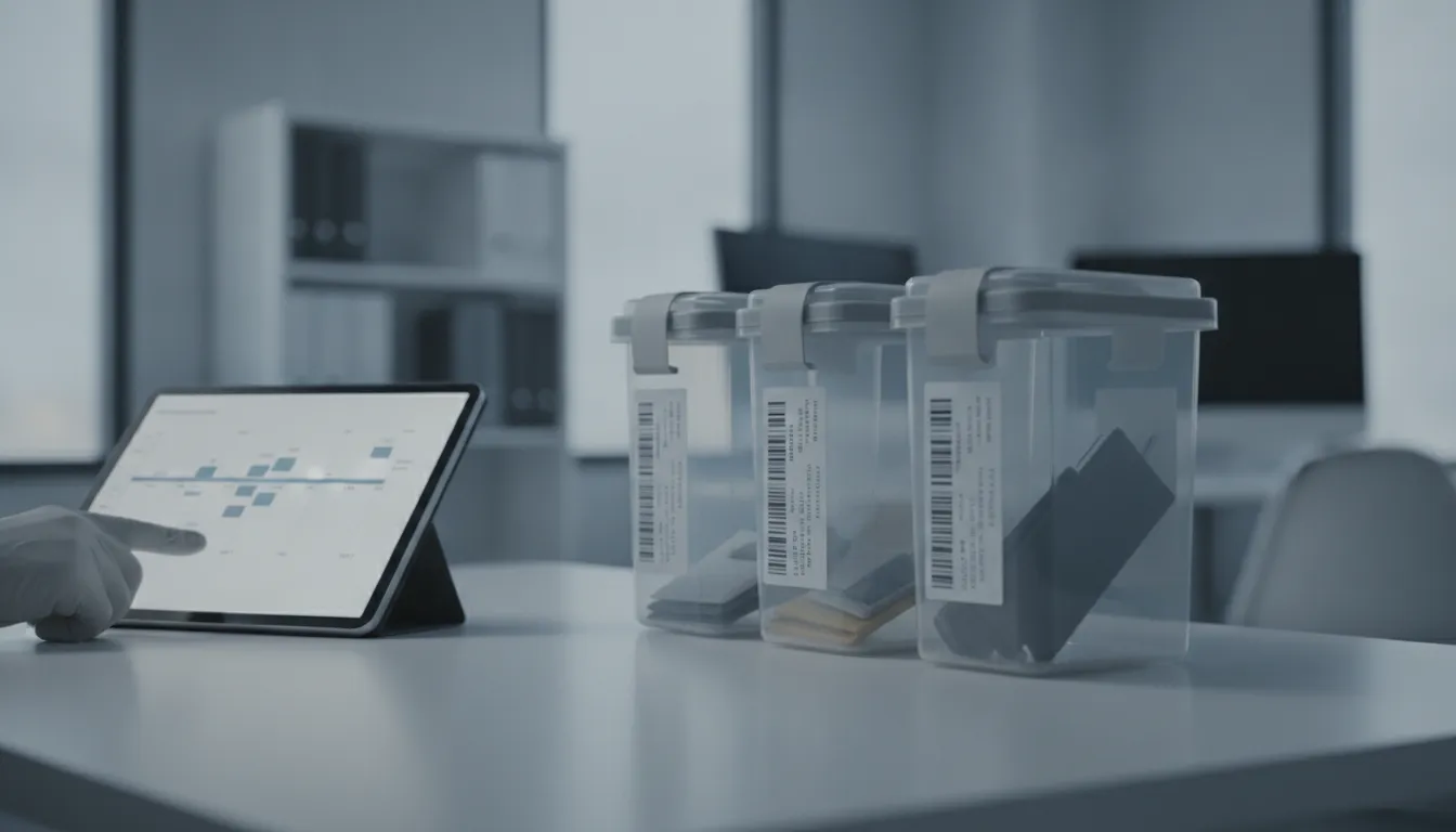 Chain of custody workflow for law firm evidence management