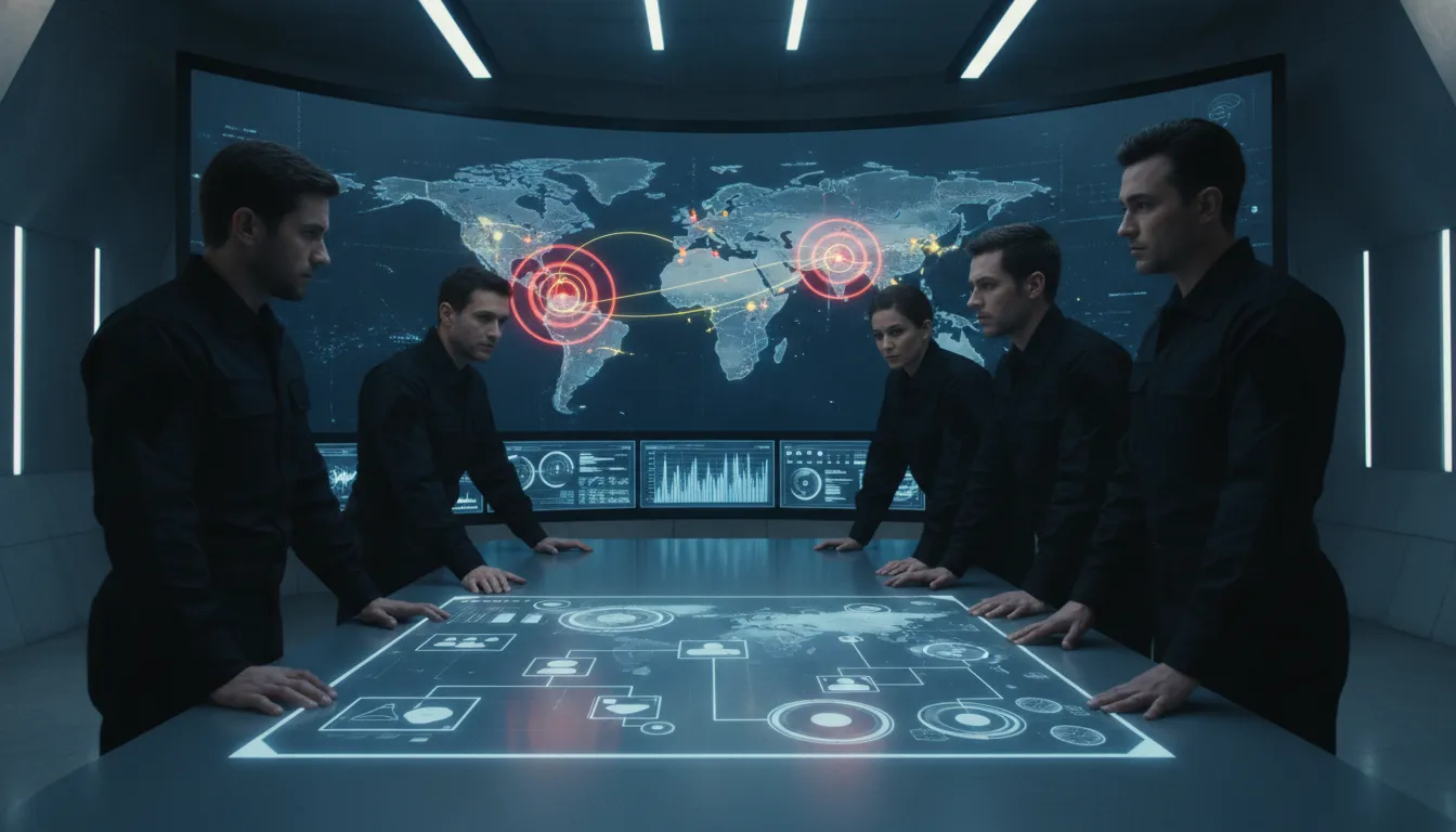 Risk intelligence platform workflow for a security operations team