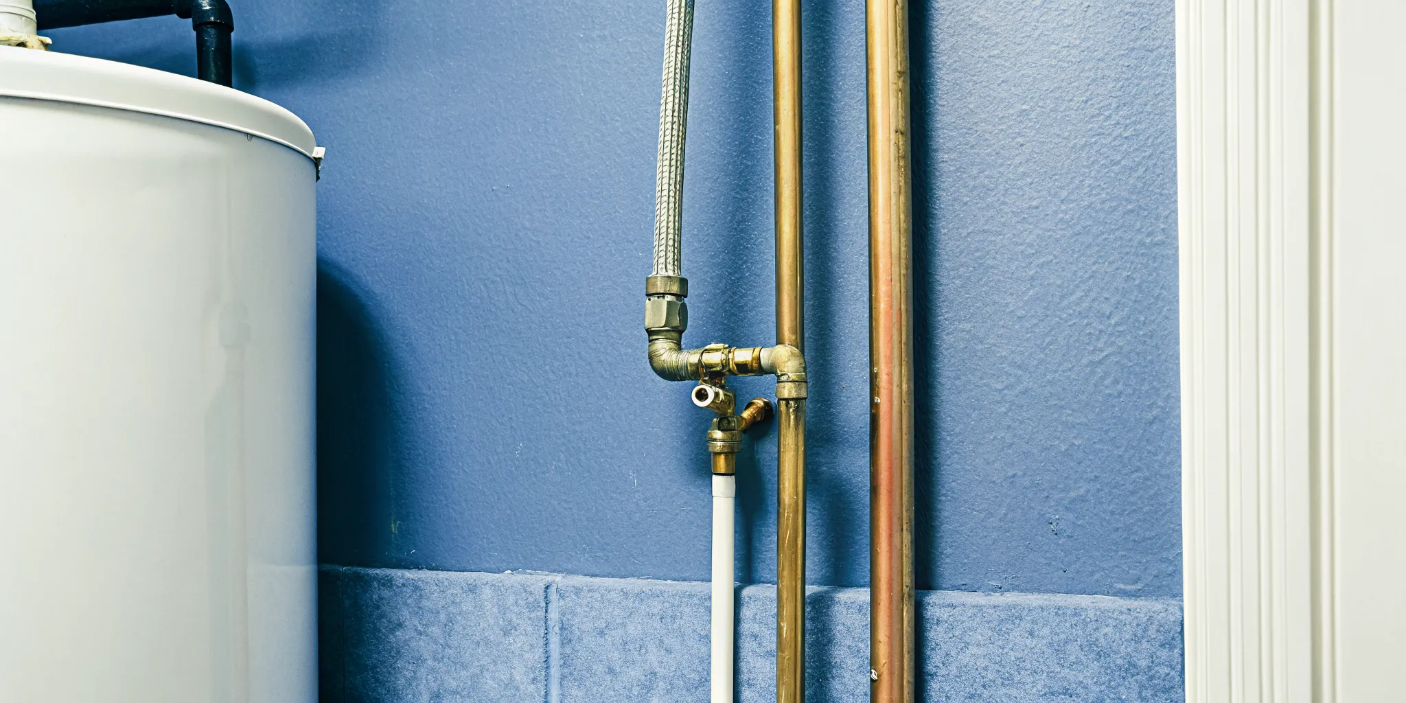 Mineral scale buildup affecting a residential water heater