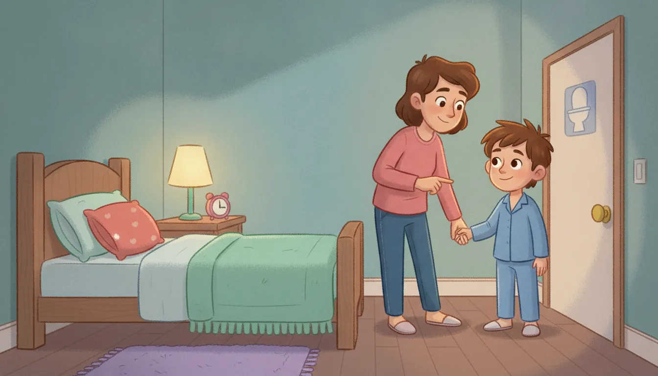 Parent and child sharing a calm bedtime routine