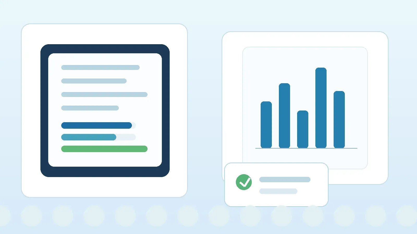 Oral surgery treatment plan software dashboard showing automated estimates and verification workflow