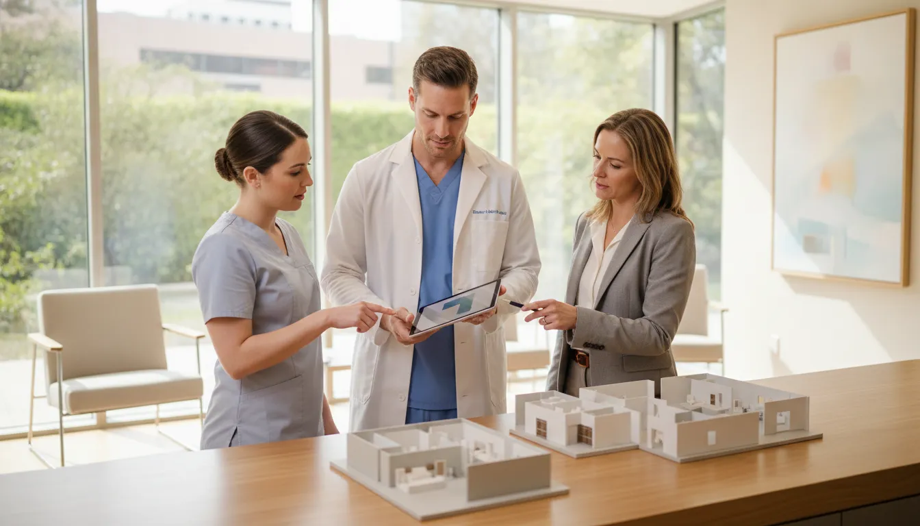 Dental practice team mapping workflow criteria for dental practice management software