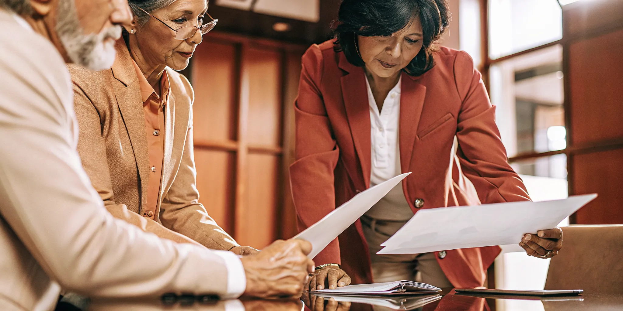 Senior attorneys assessing evidence in a fraudulent inducement dispute