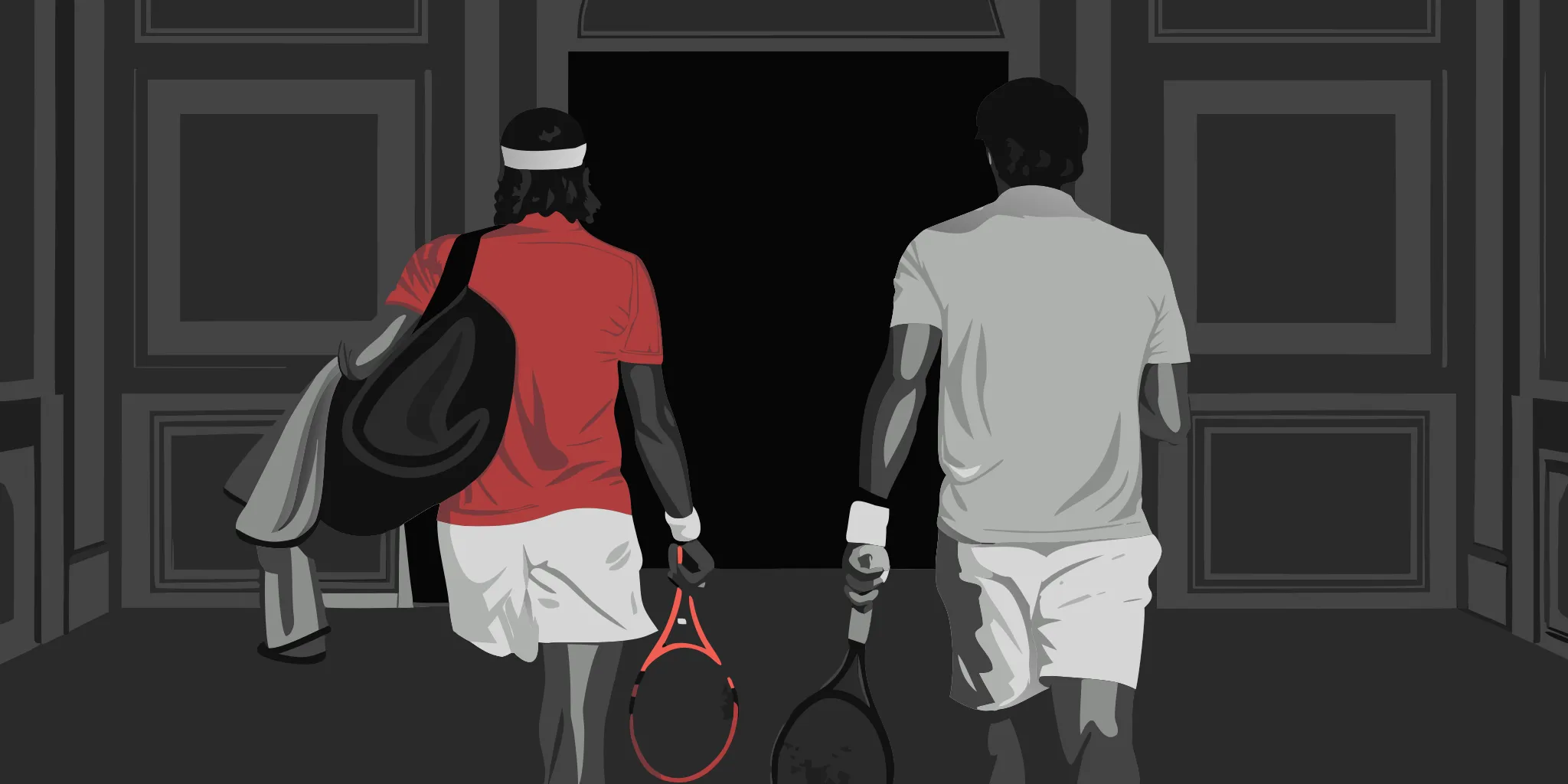 Active adults entering a premium tennis club