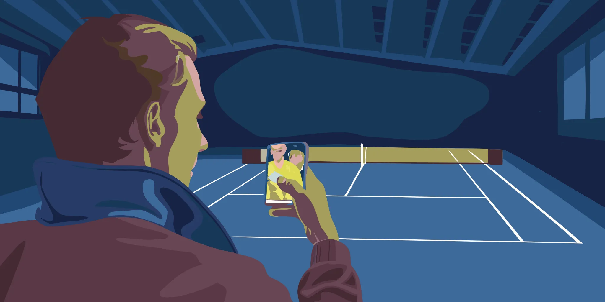 Proof-of-performance review for tennis club media