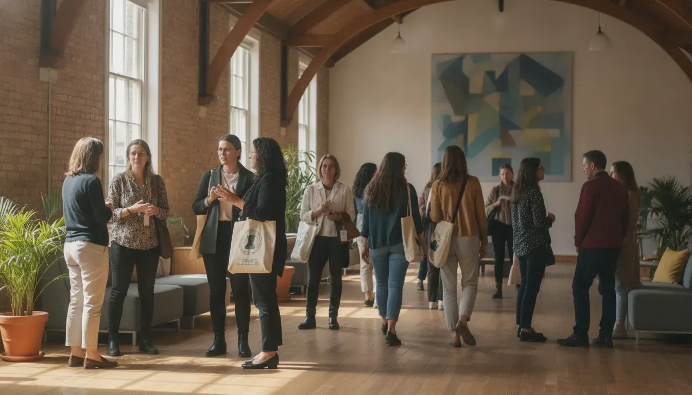 Audience spending time together in a real-world place-based media environment