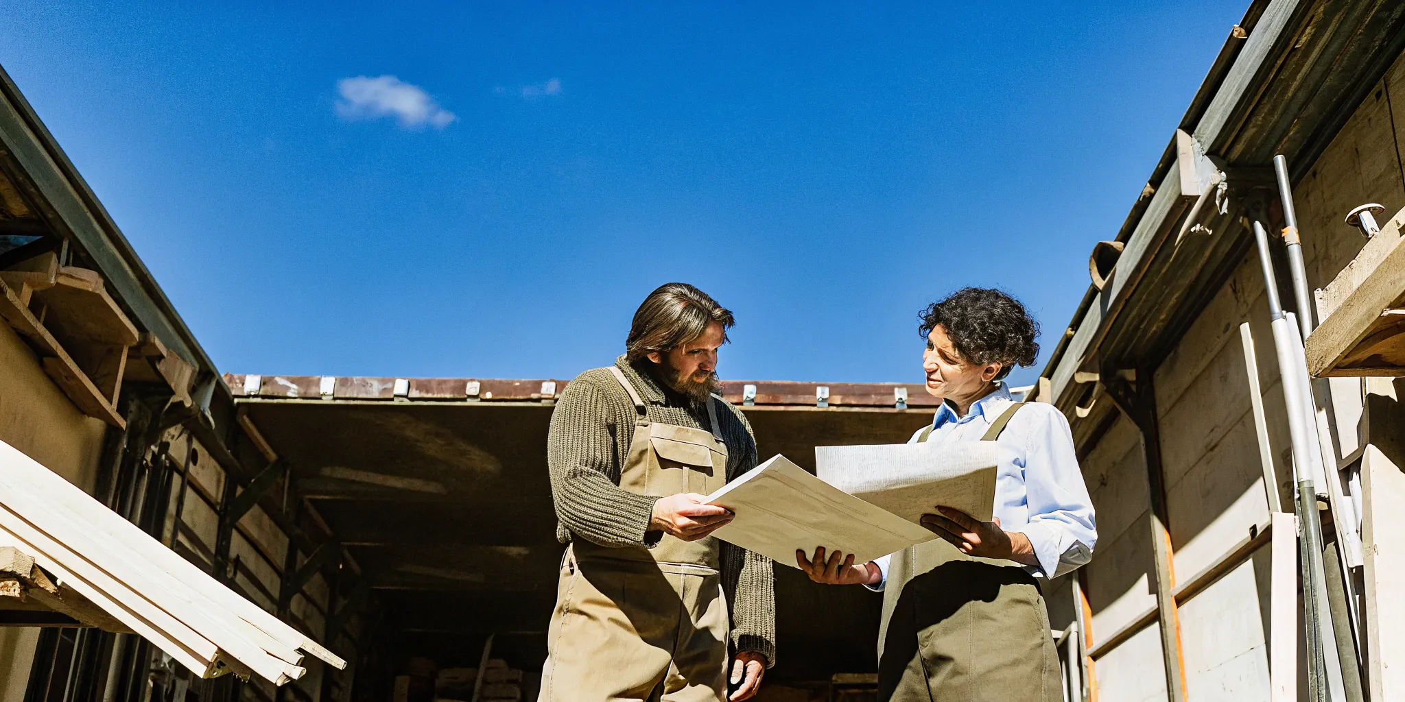 Business owner and advisor comparing revenue based financing vs business loan options