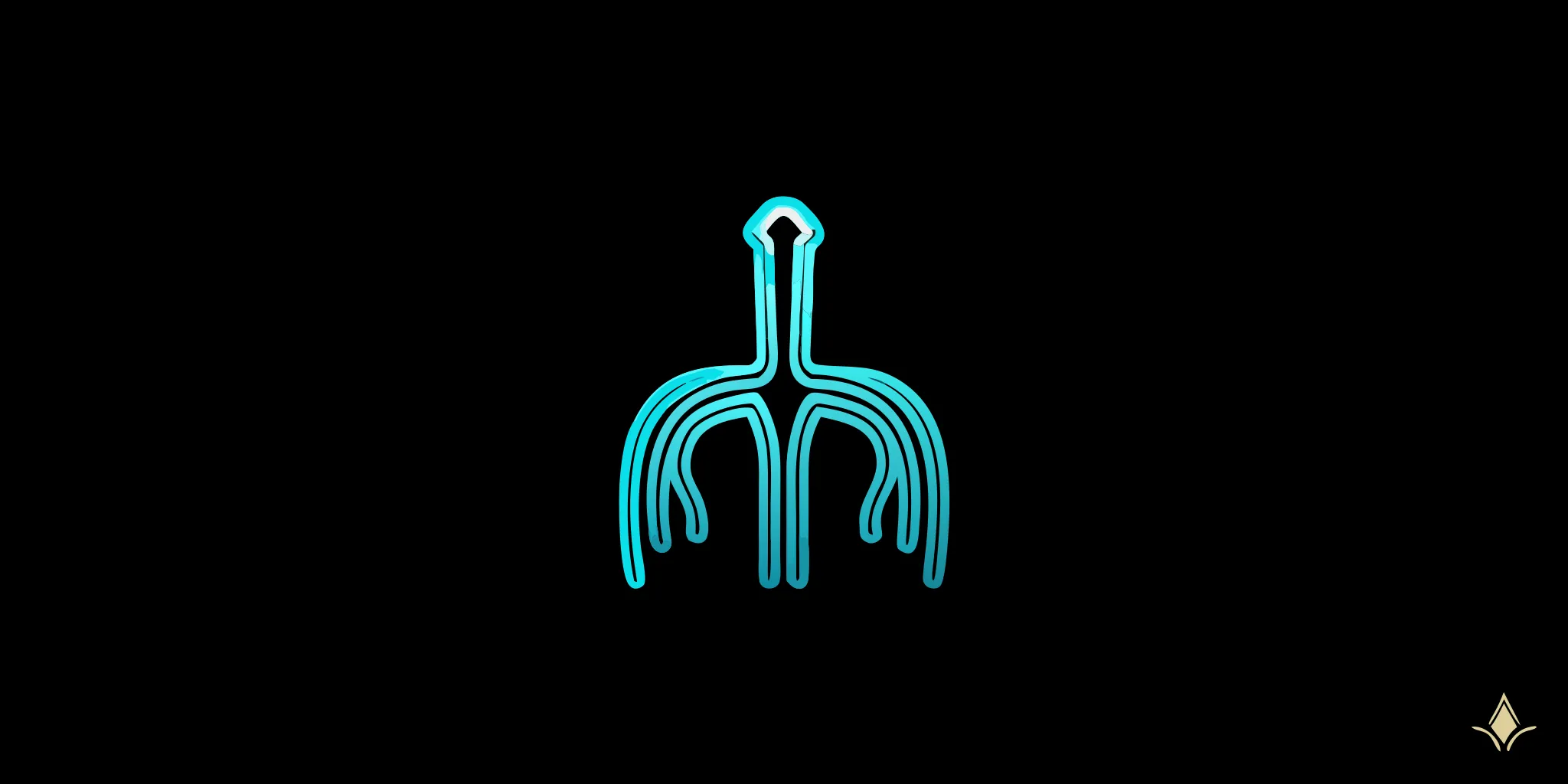 Medical illustration of diaphragmatic breathing showing the diaphragm descending and the vagus nerve pathway through the torso