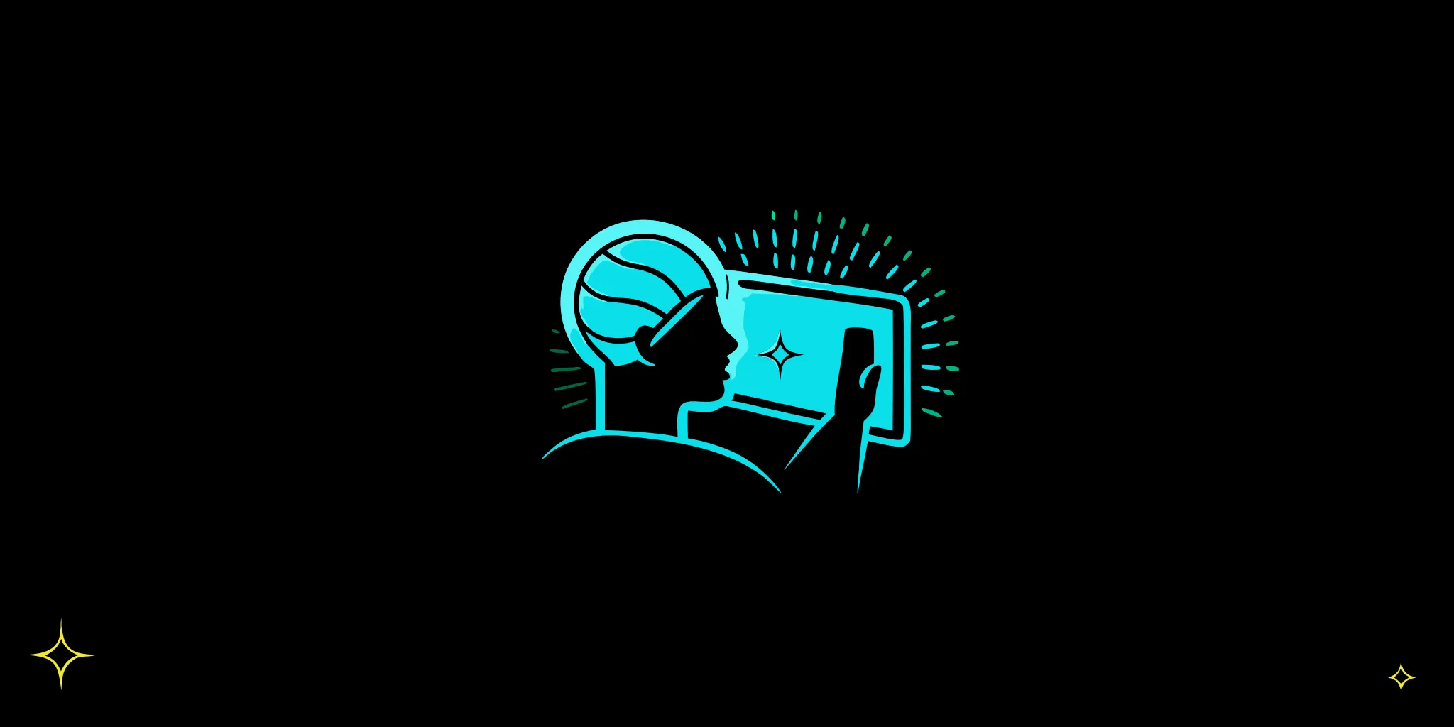 Person using a neurofeedback headband with brainwave visualization overlay representing flow state tracking and neural training