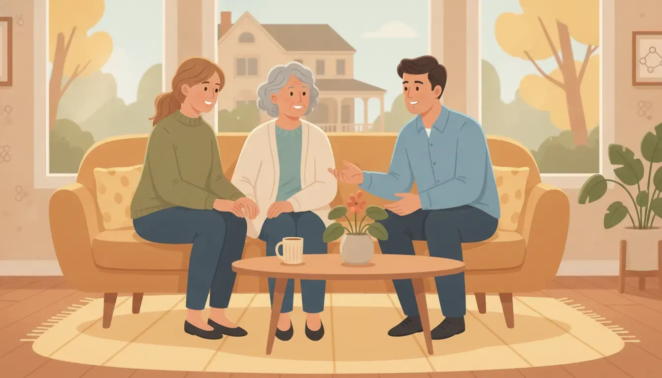 Family conversation about health care agent responsibilities
