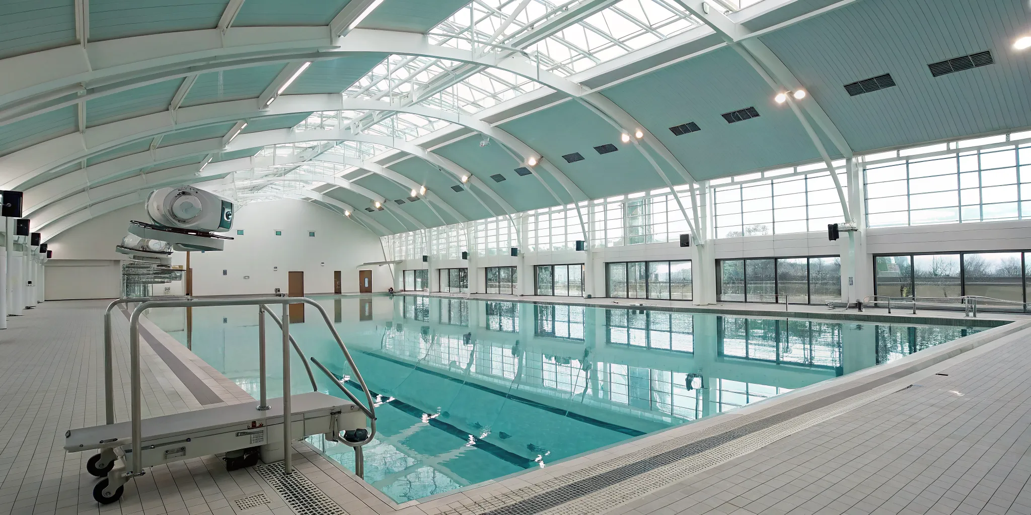 Commercial drowning detection system in a swimming pool, a key factor in the overall cost.