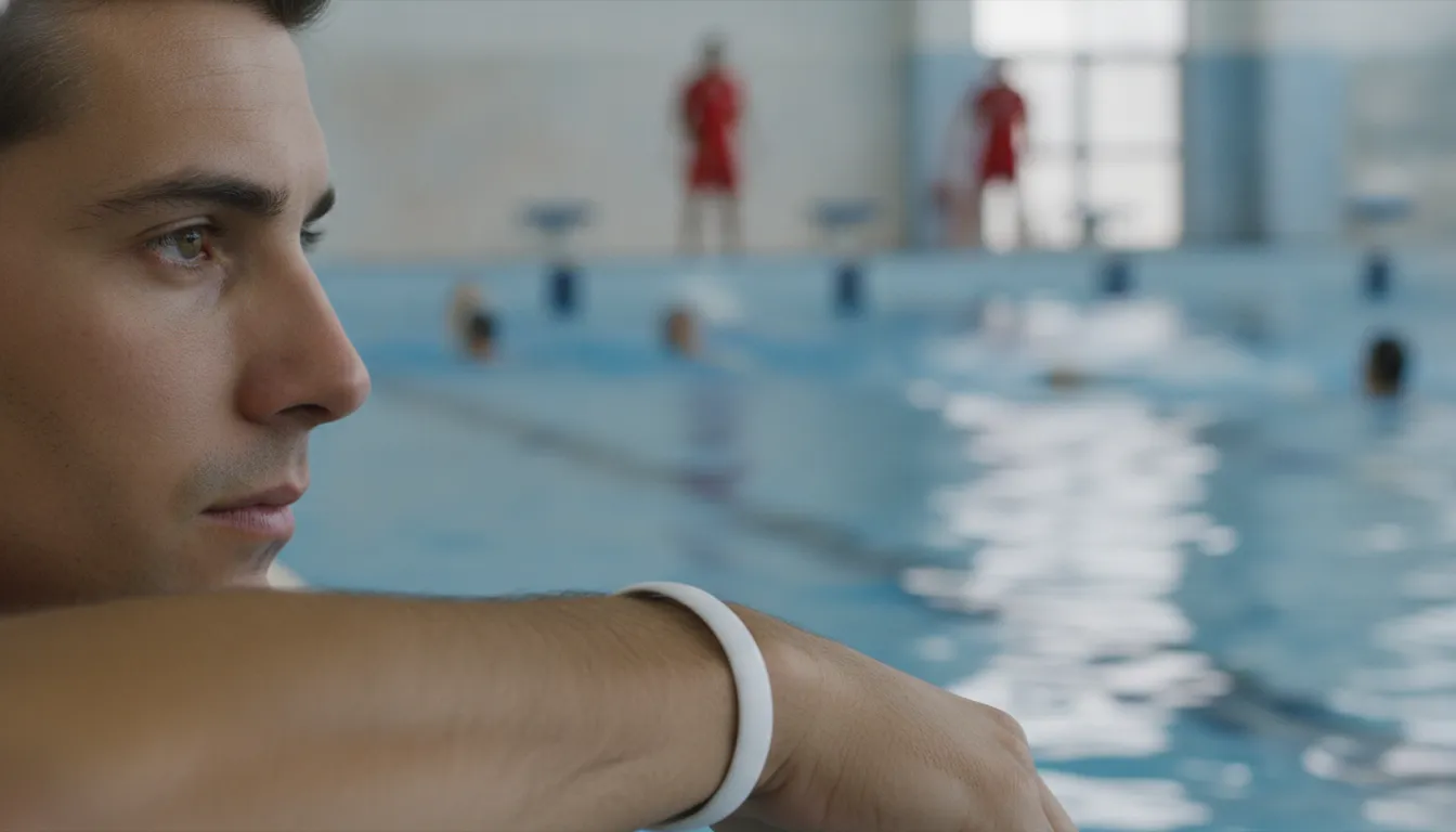 Aquatic safety wearable technology supporting coordinated swimmer and lifeguard alerts