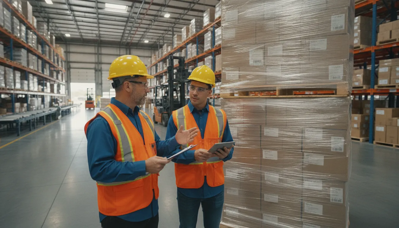 Warehouse staffing team coordinating work near Cedar Hill, Texas