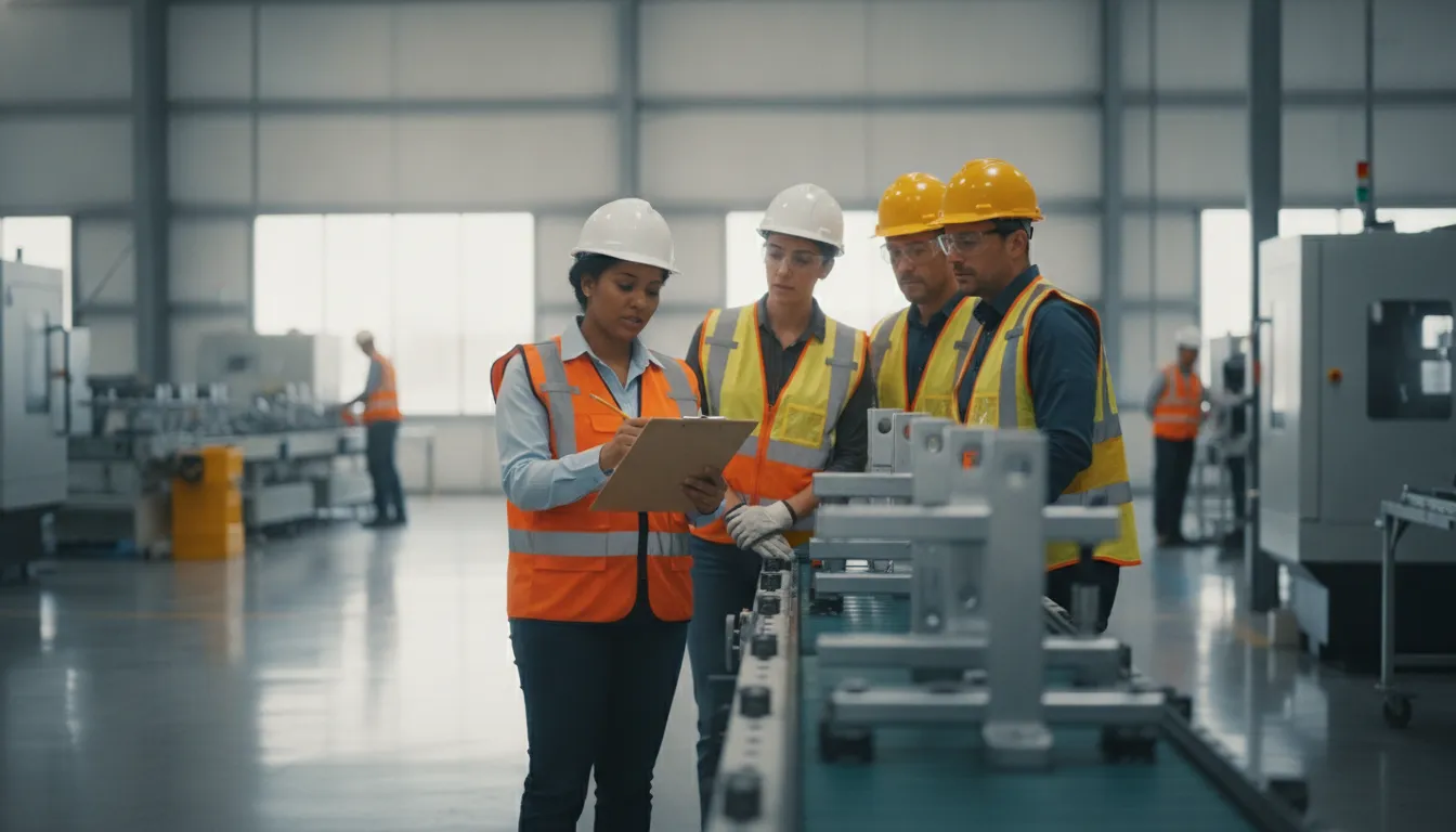 DFW manufacturing supervisor reviewing a production workforce reliability checklist