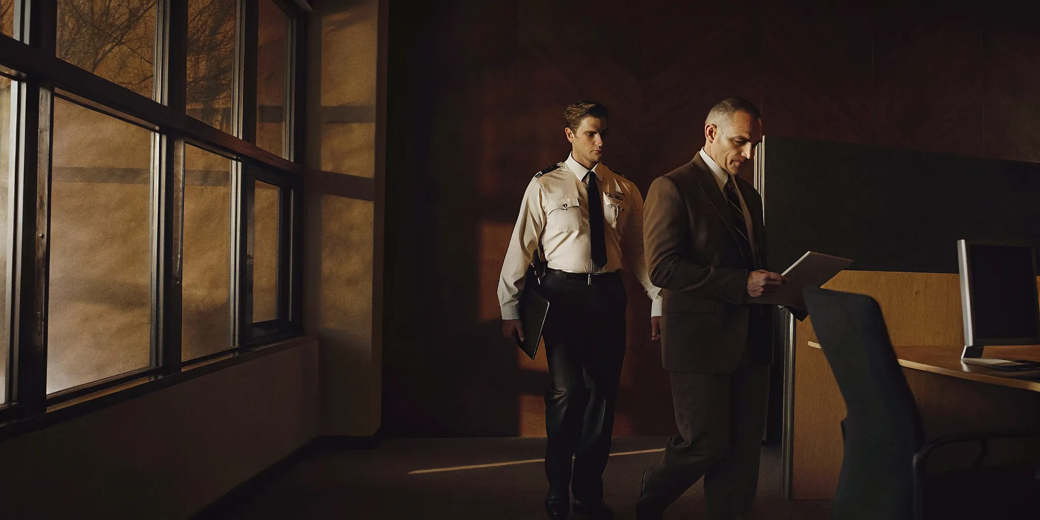 California business leaders conducting a workplace violence security risk assessment