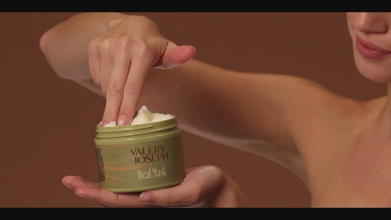 Valery Joseph Heal Mask being applied to support weakened hair