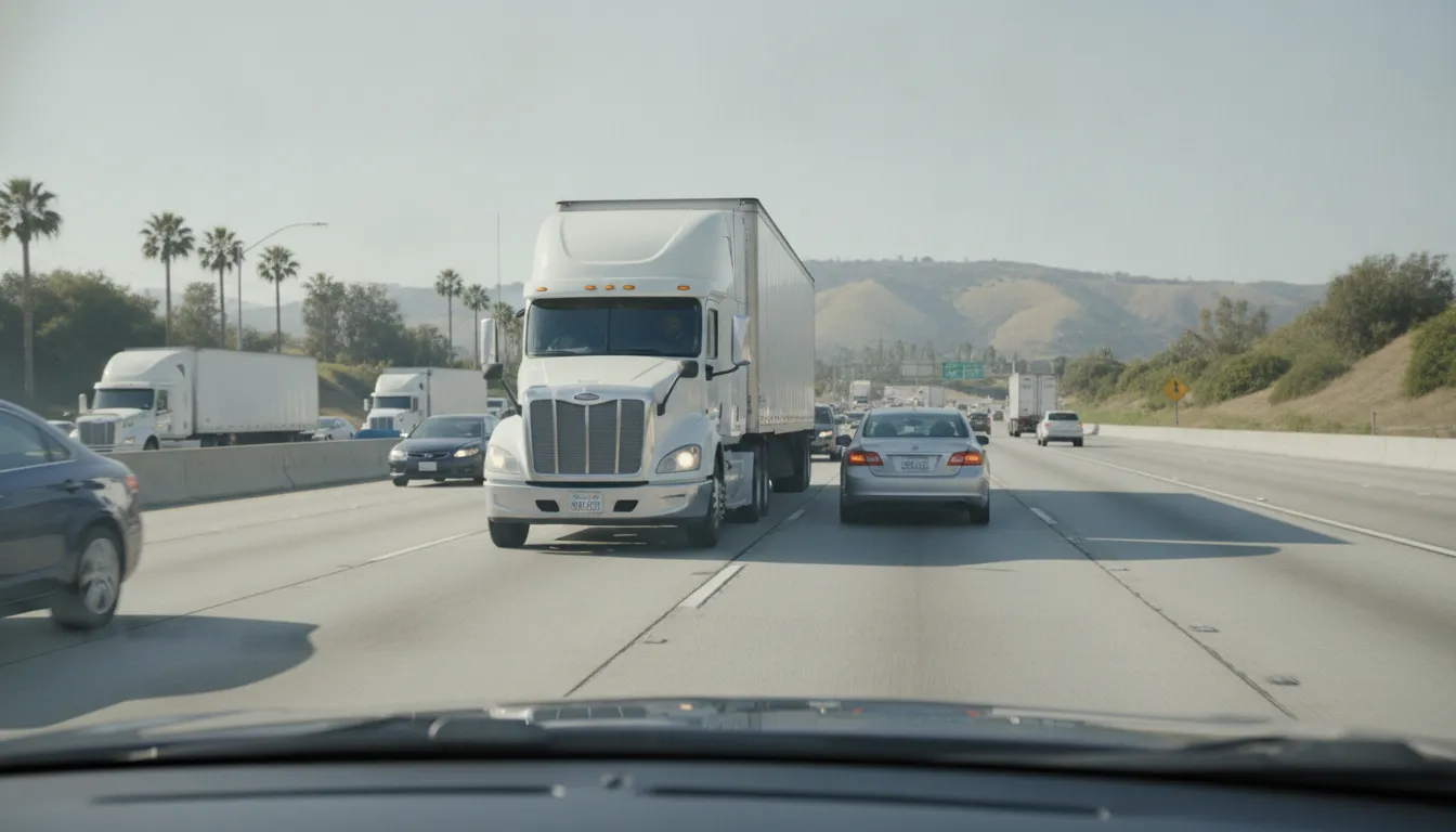 18 Wheeler Blind Spot Accident Lawyer Guide