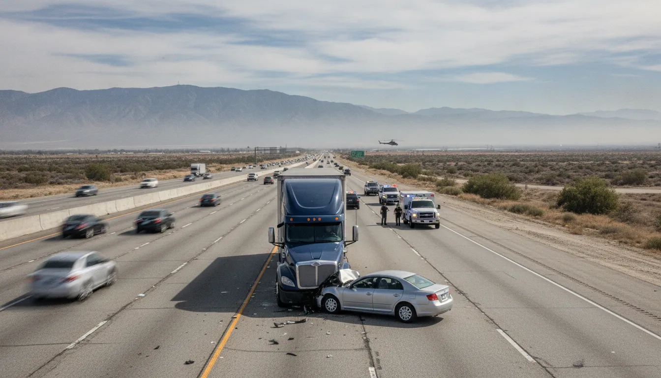 Inland Empire Rear End Truck Accident Lawyer Guide
