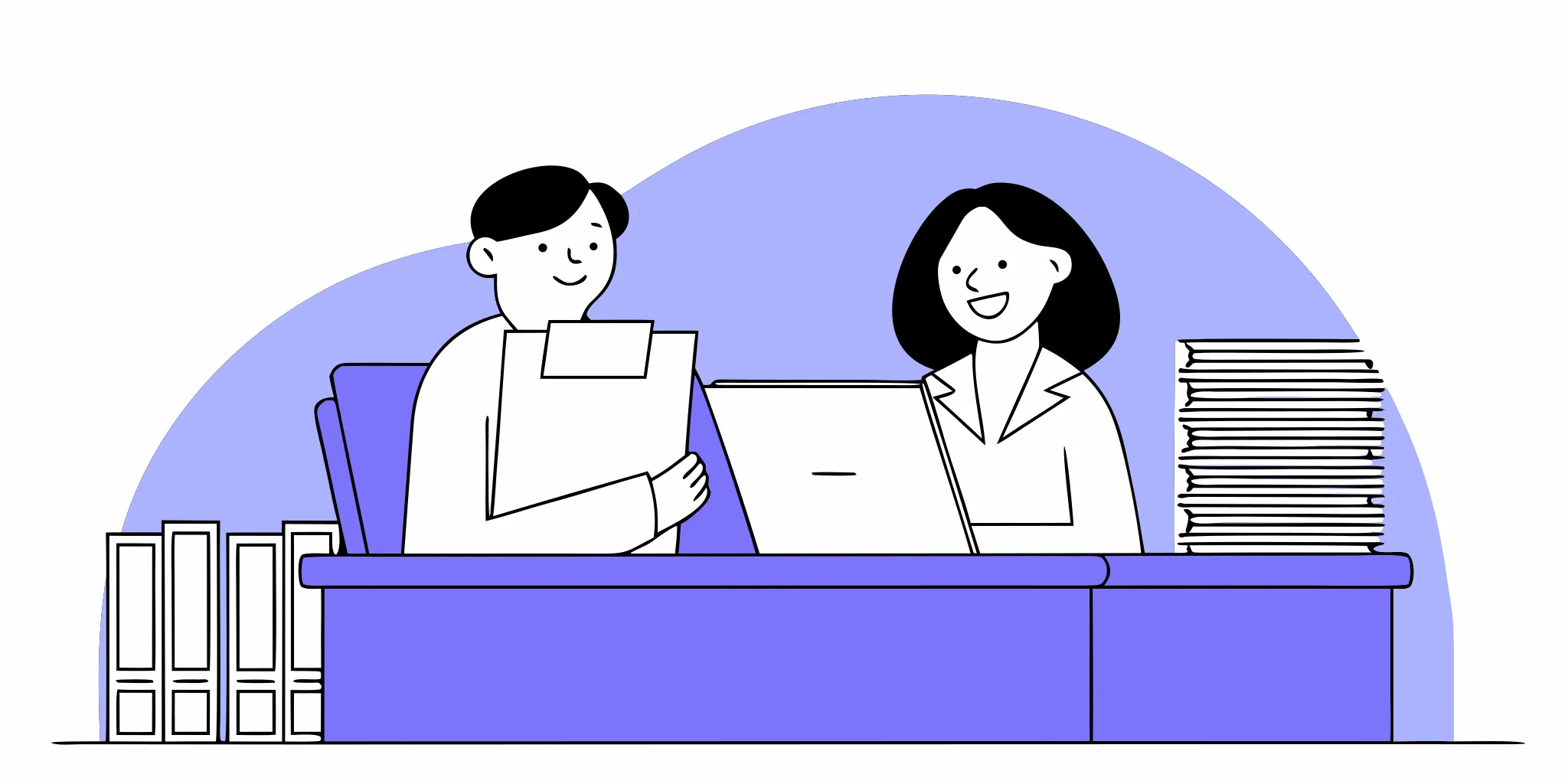 Employee organizing documents for a request personnel file California review