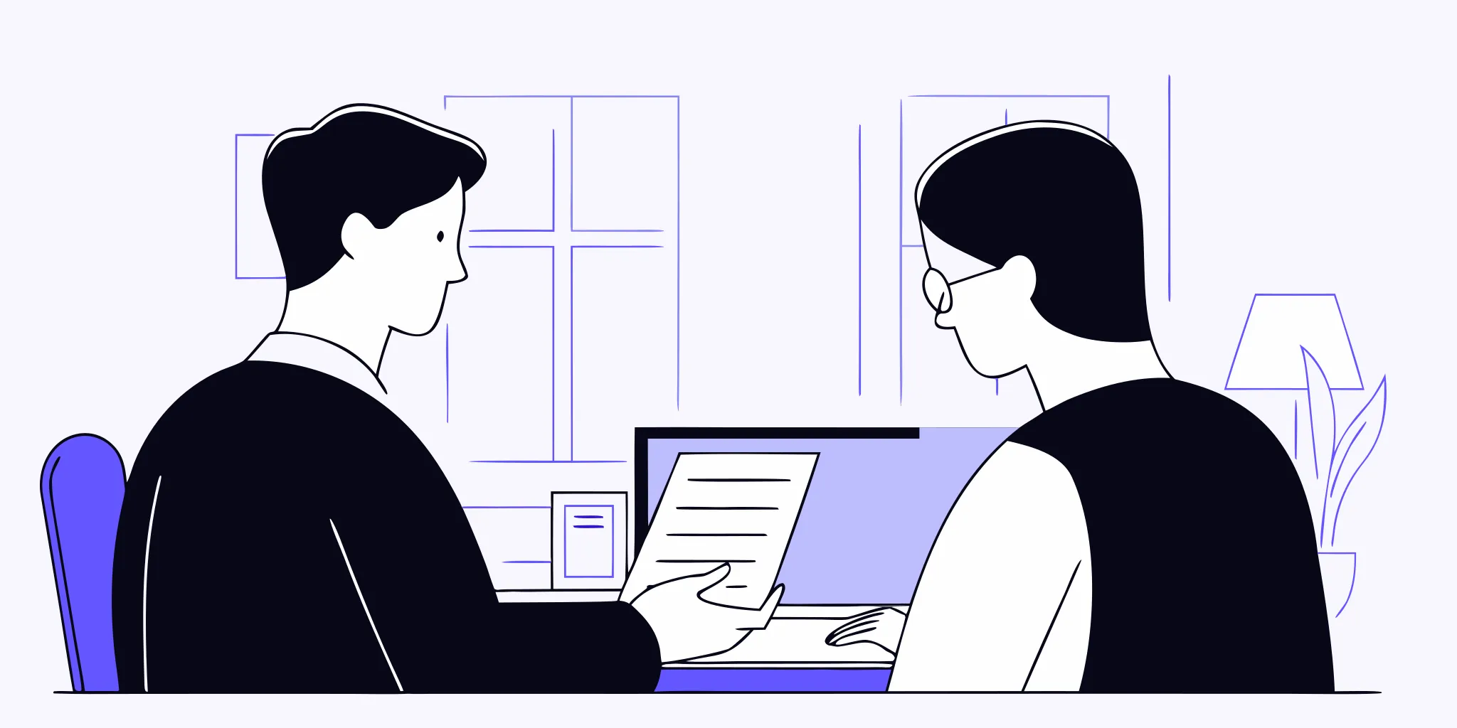 Employee reviewing split shift premium California schedules and pay records