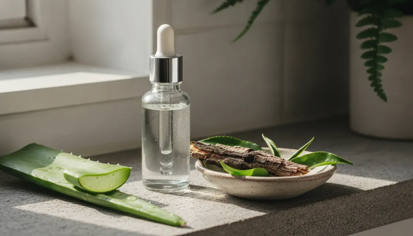 Botanical skincare ingredients for natural skincare for hormonal acne