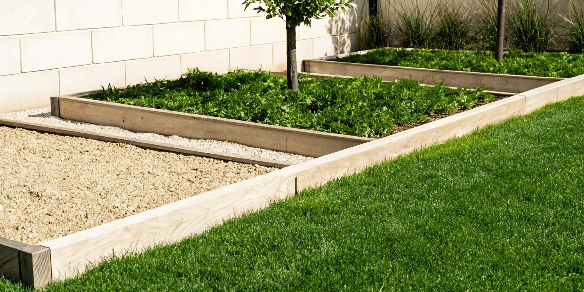 Measuring the length, width, and depth of a mulch bed