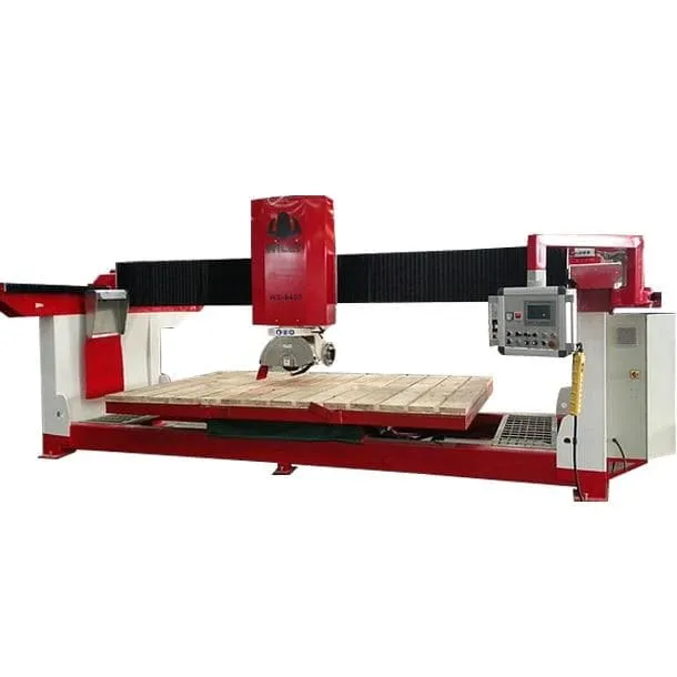 Willy bridge saw for automated stone shop cutting