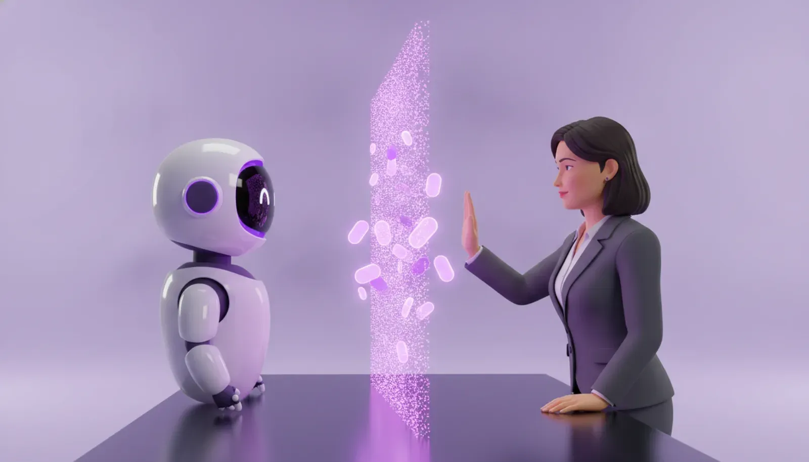 AI tools for accountants shown with a human approval step and a protected data boundary