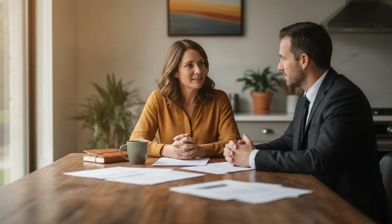 Driver organizing accident records before an auto injury lawyer consultation