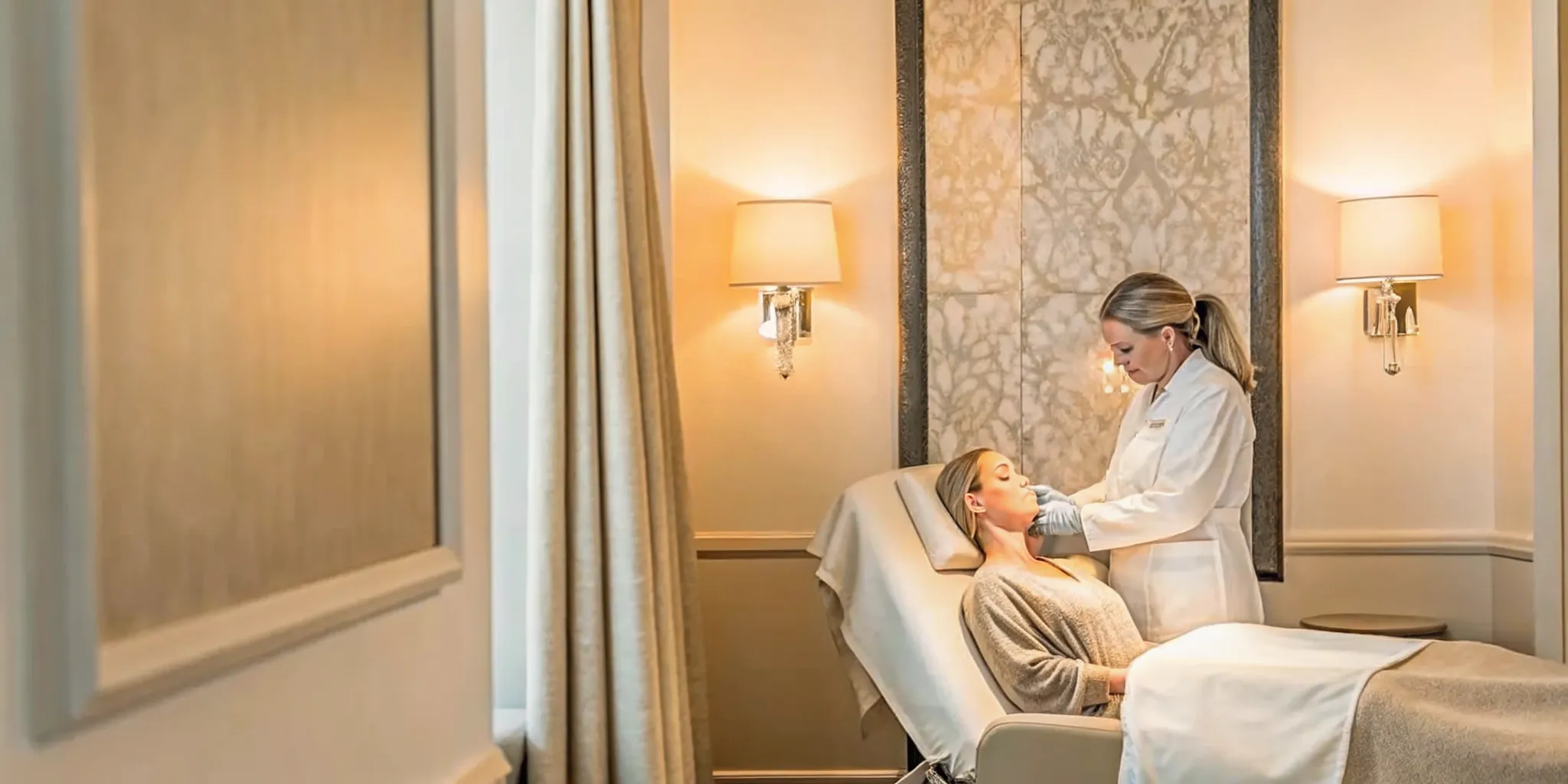 Board-certified physician administering Botox treatment at Kenzi MedSpa in Naples, Florida