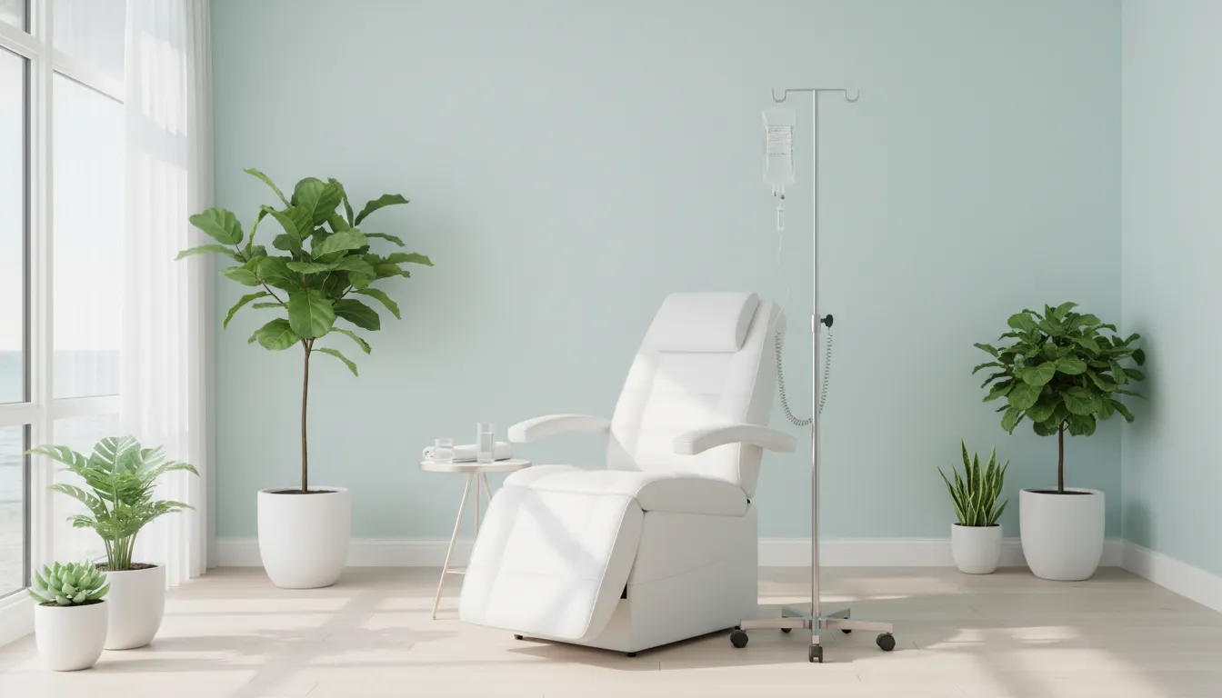 Serene clinical suite for IV hydration Naples FL consultation