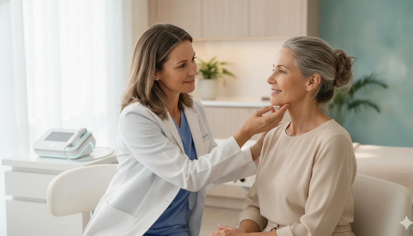 Physician-led dermal filler consultation for Juvederm vs Restylane at a med spa in Naples Florida