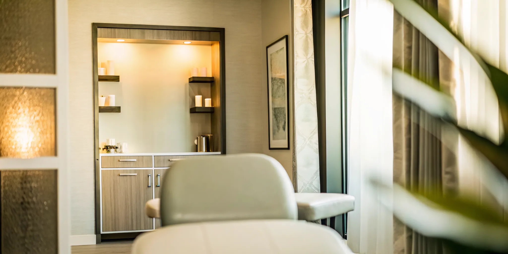 Modern medical spa interior with a welcoming consultation room in Estero, Florida