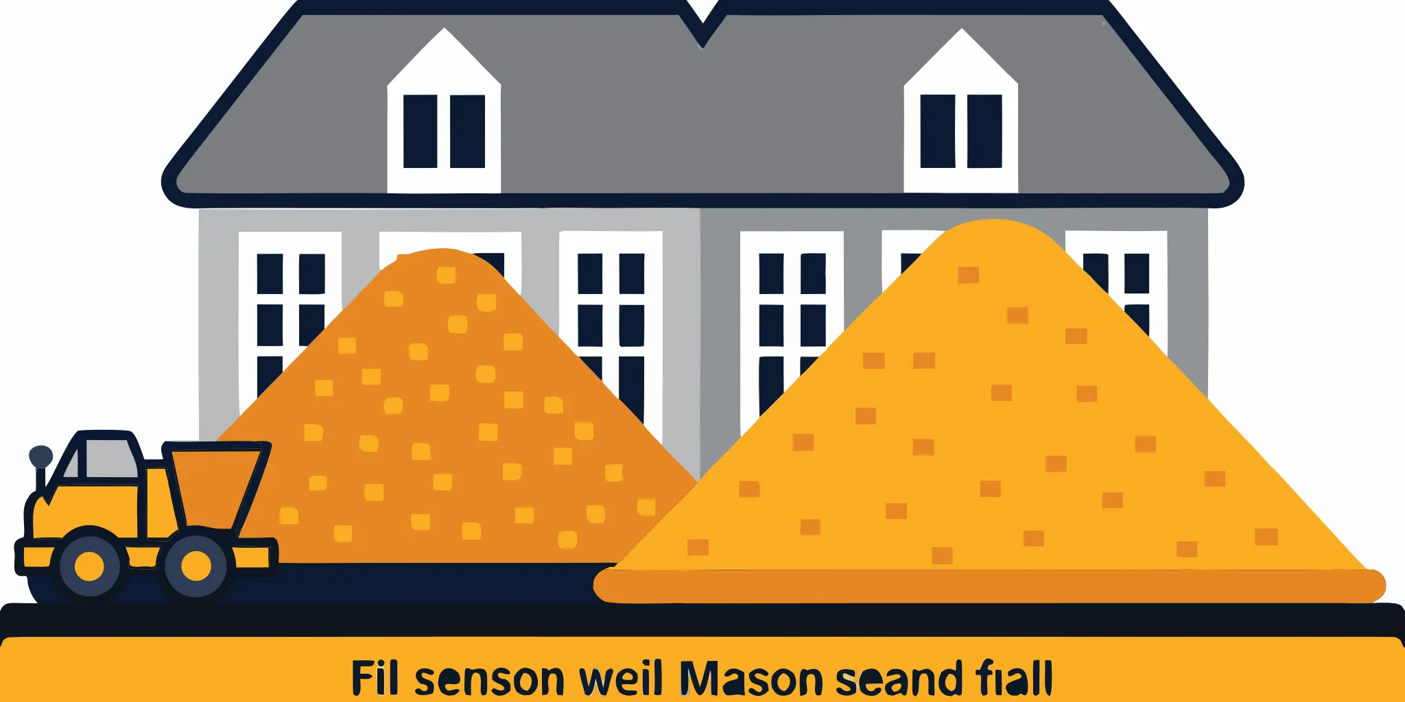 Fill sand and mason sand compared at a Minnesota project site
