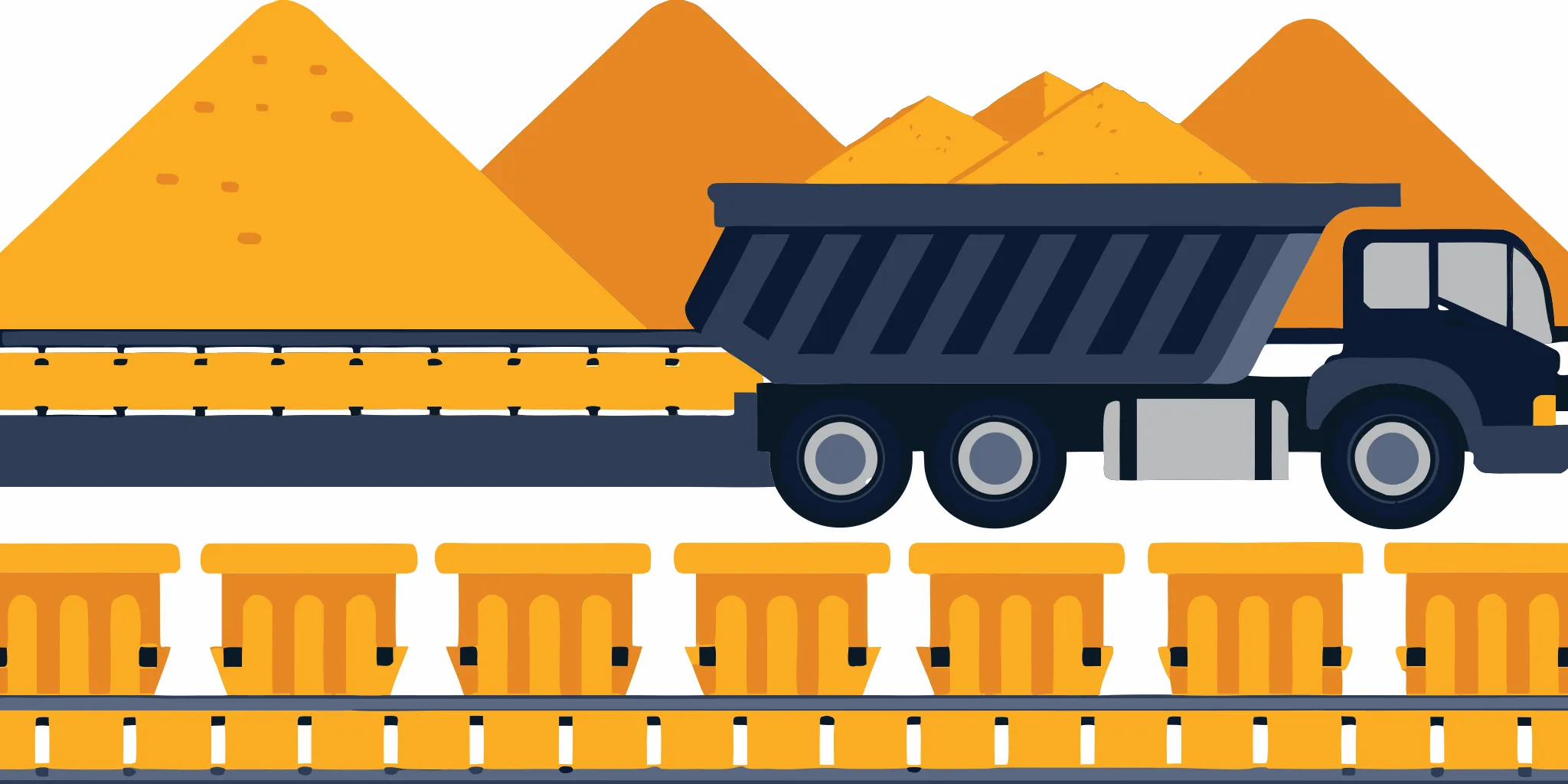 Fill sand delivery at an accessible Minnesota project site