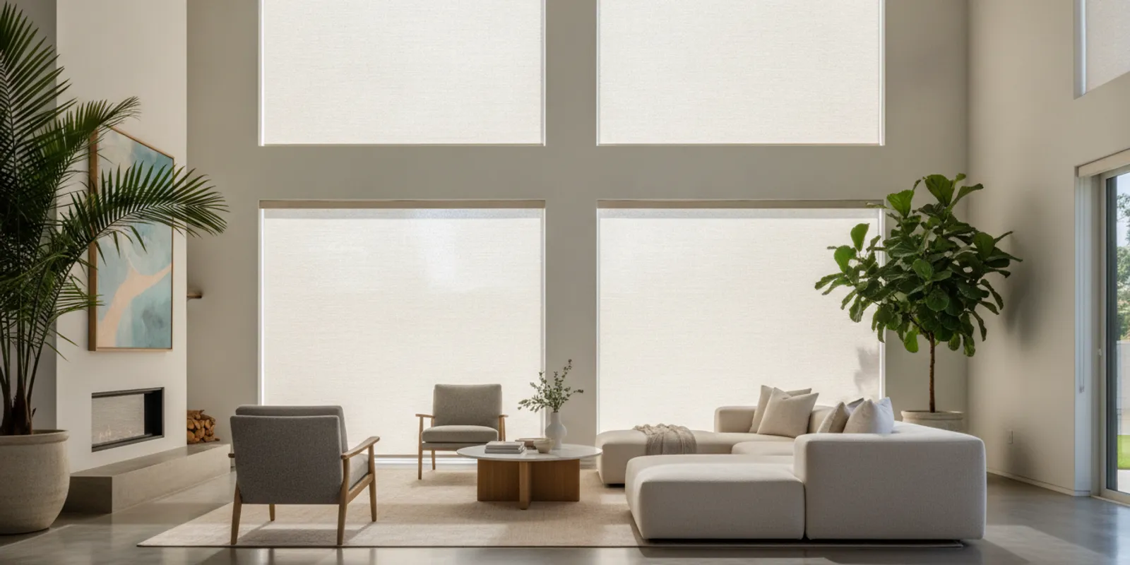 Automatic Window Shades for Tall Windows: When Motorization Helps
