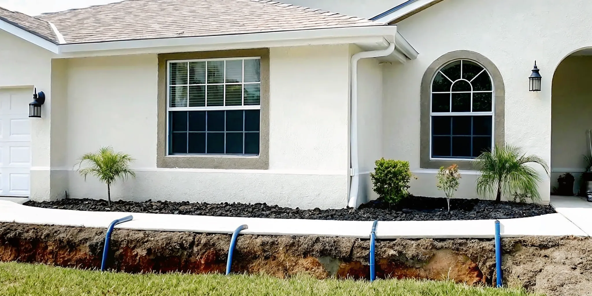 Small access point used for trenchless sewer repair fort myers fl project