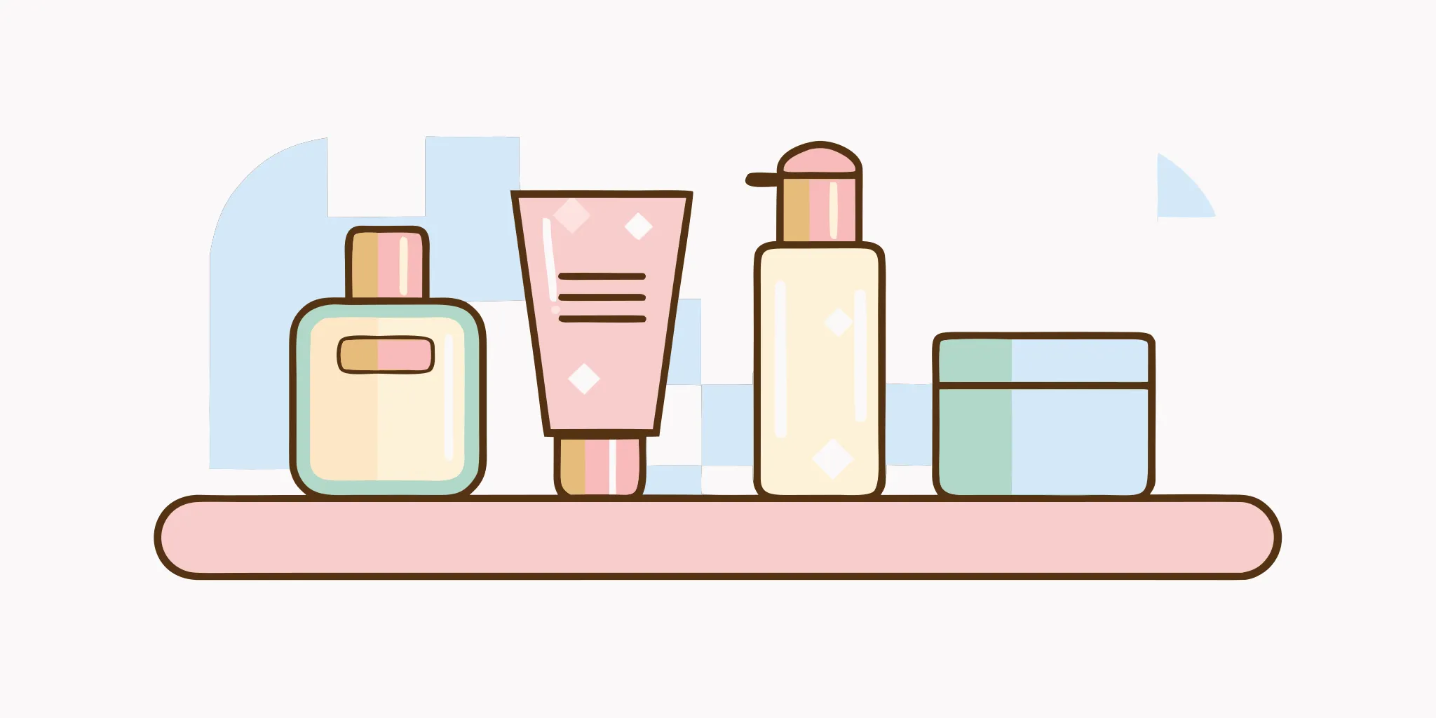Best skincare for tweens shown as a gentle cleanser moisturizer and sunscreen routine