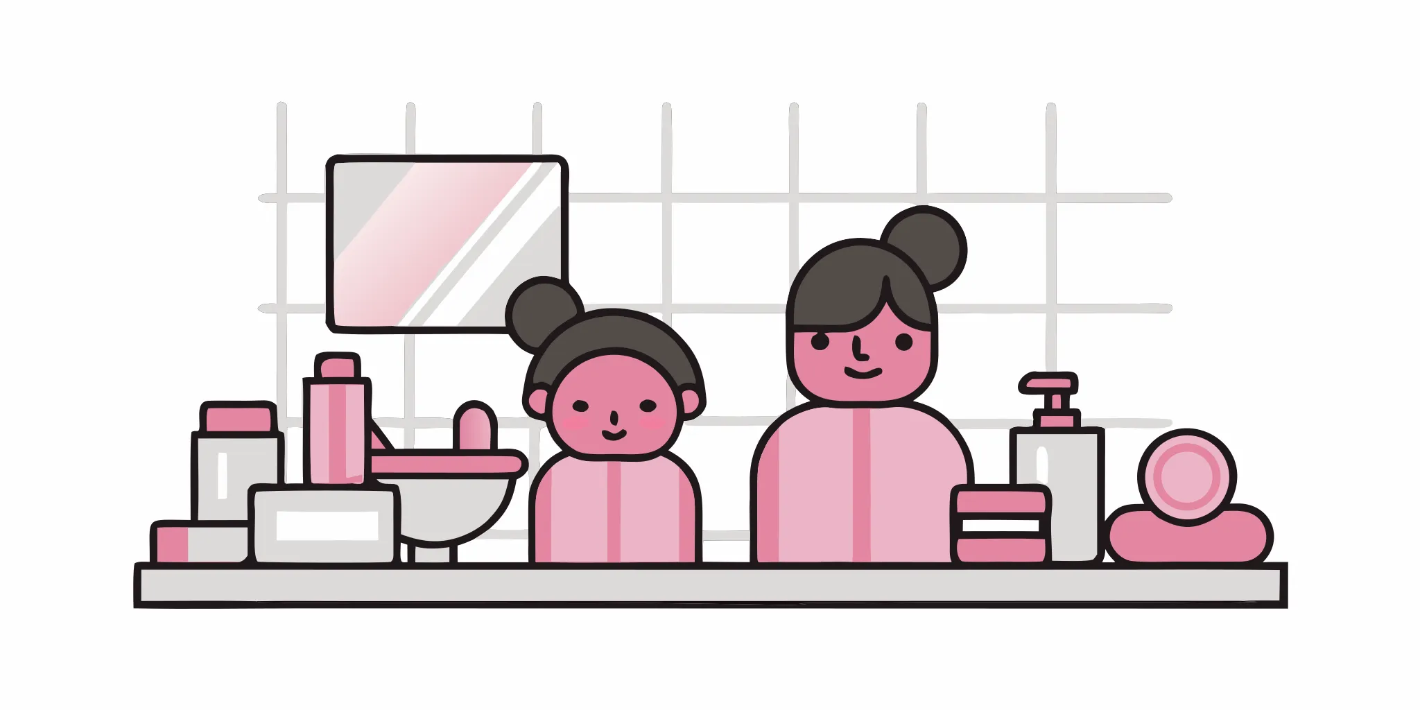 Parent and teen building an age-appropriate skincare routine together