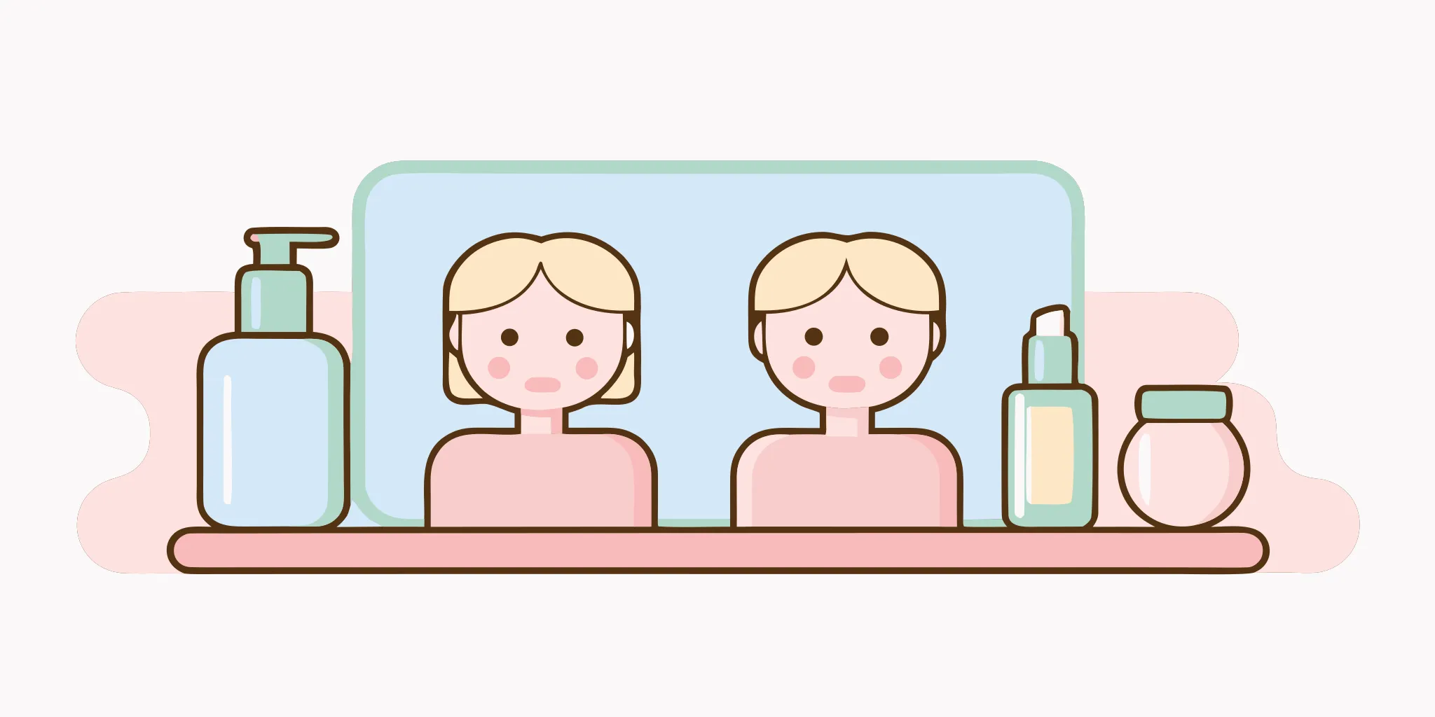 Parent and teen building a simple non toxic skincare routine