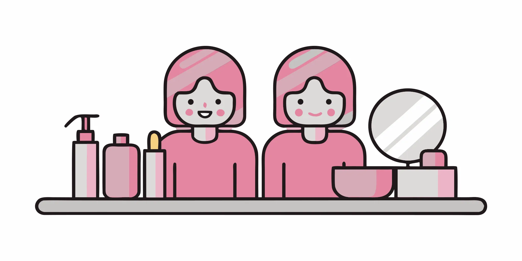 Parent and child building a safe skincare routine for tweens