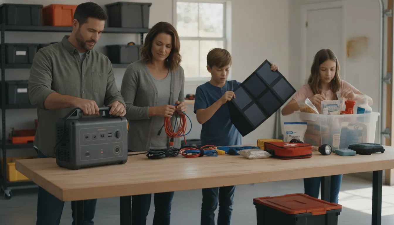 Portable Power Supplies for reliable small-device charging at a campsite