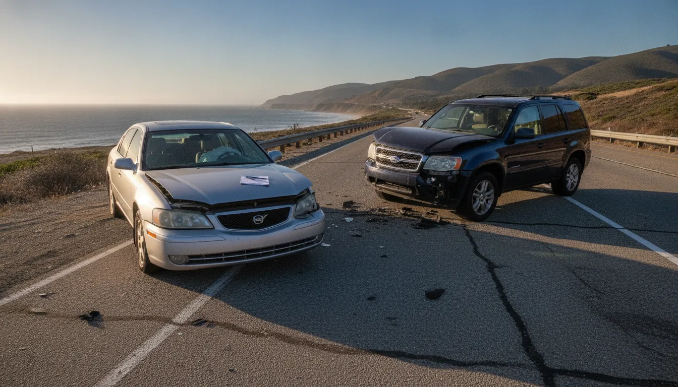 Vehicles involved in an uninsured motorist claim California collision