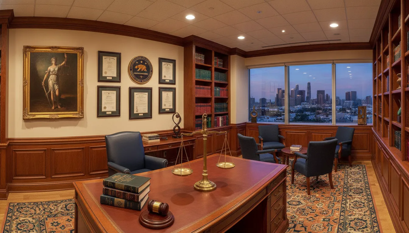Gavel and law books representing California wrongful death law and legal advocacy