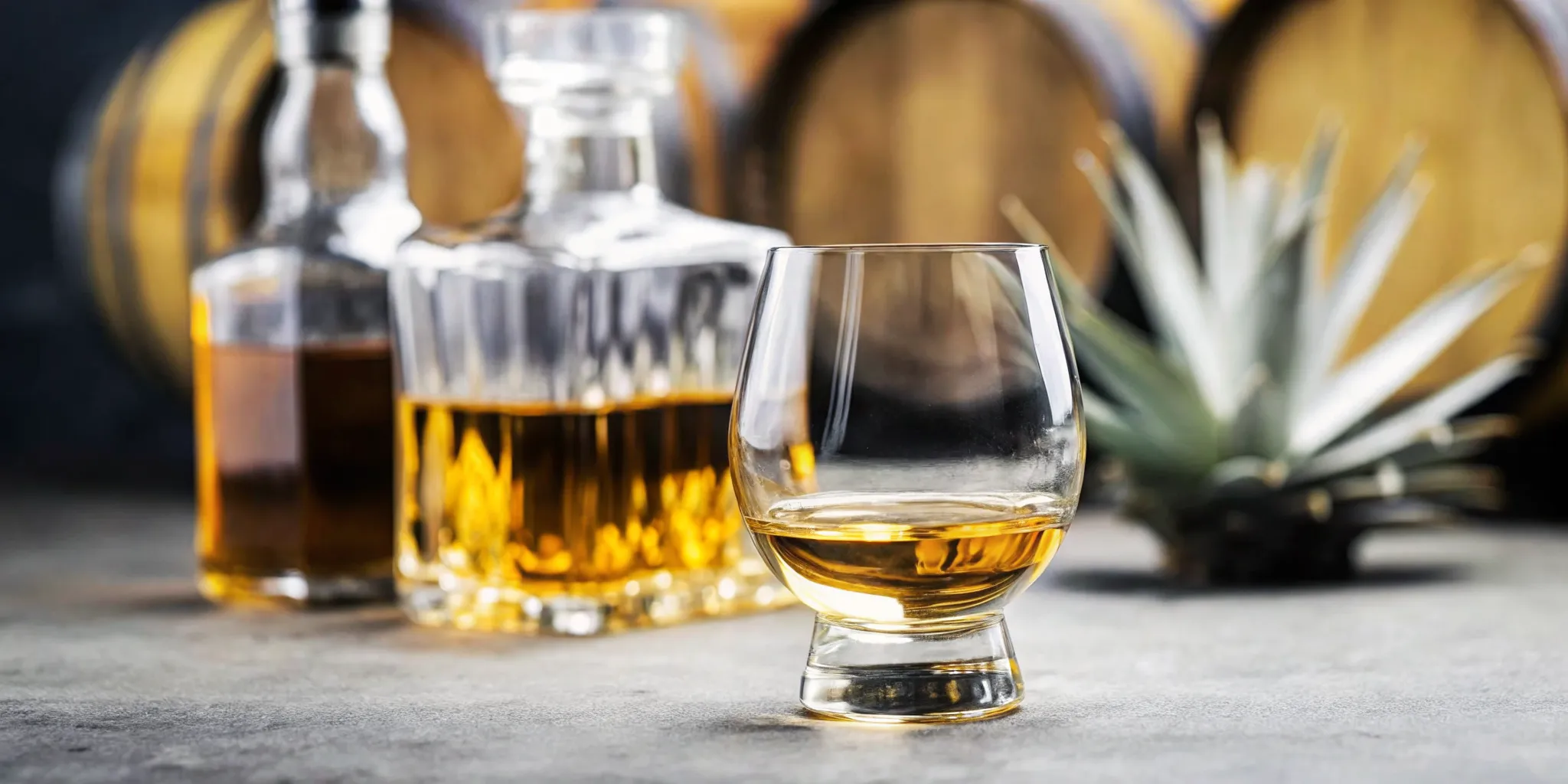 Aged tequila tasting flight for whiskey drinkers