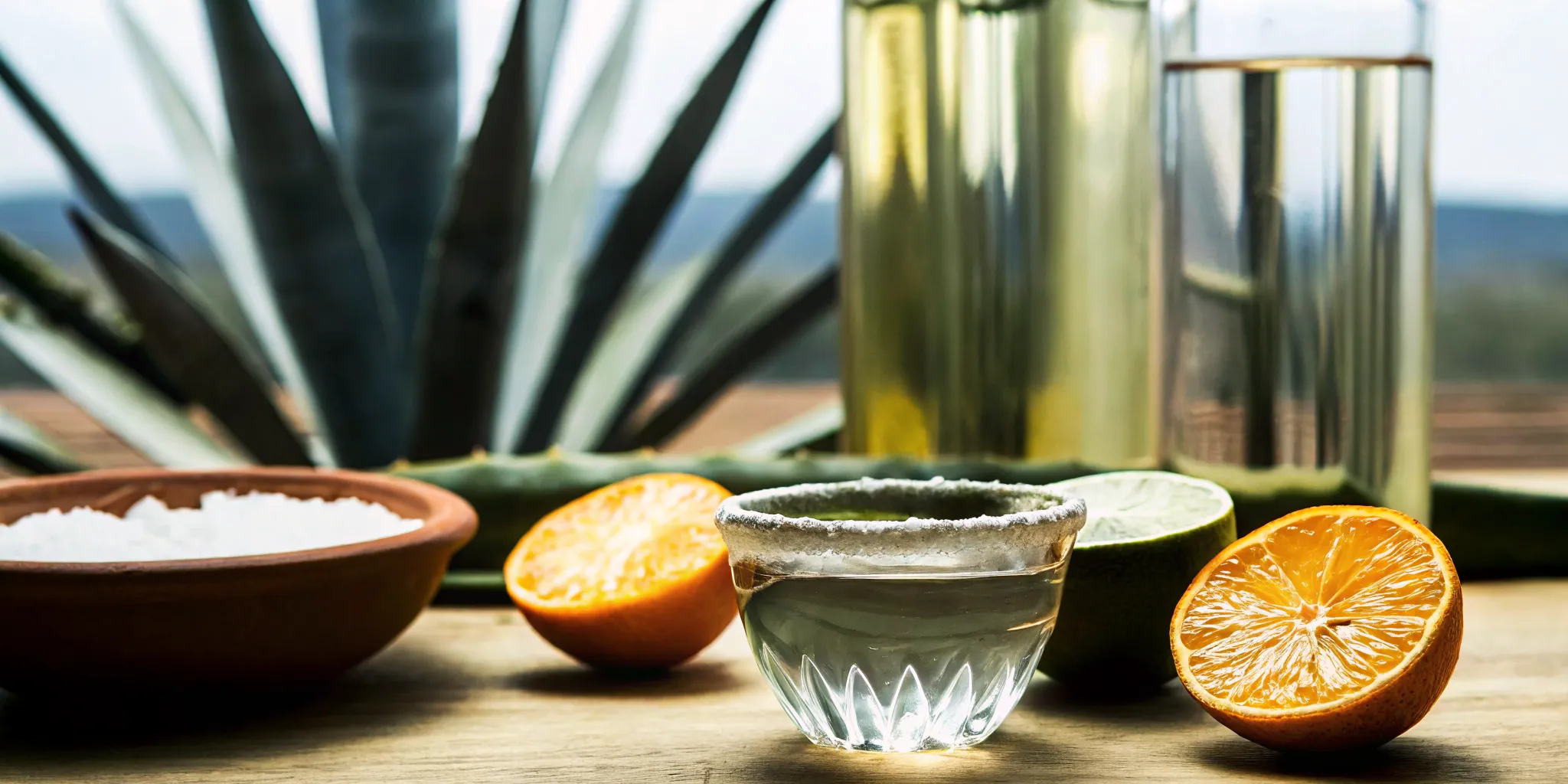 Clay copita prepared for sampling the best mezcal for sipping